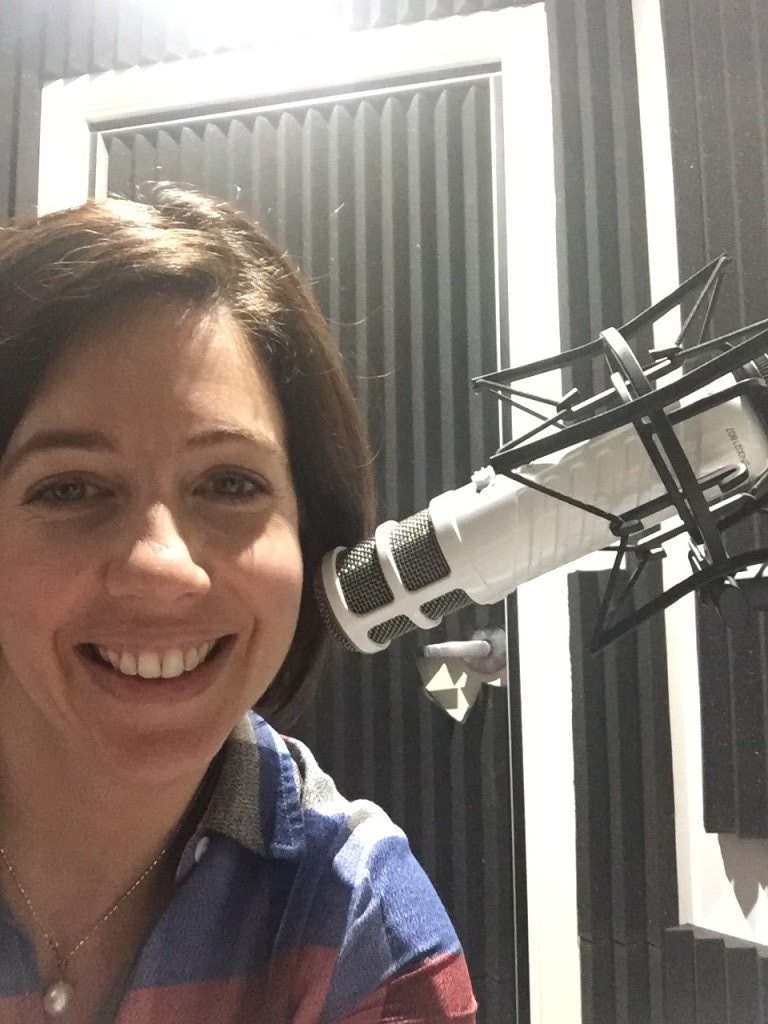 This is me recording the flipped classroom videos in our very own soundproof recording booth at school! It took many, many takes. Note to self...write a script!